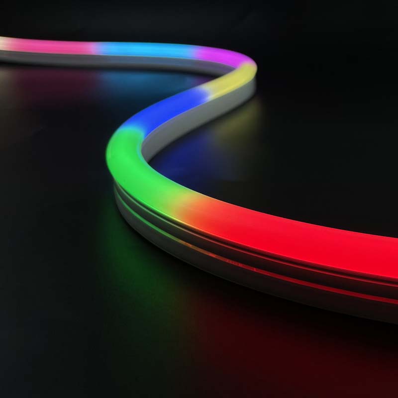 Waterproof 12x25mm LED neon flex /RGB Multi-color Changing Flexible neon light